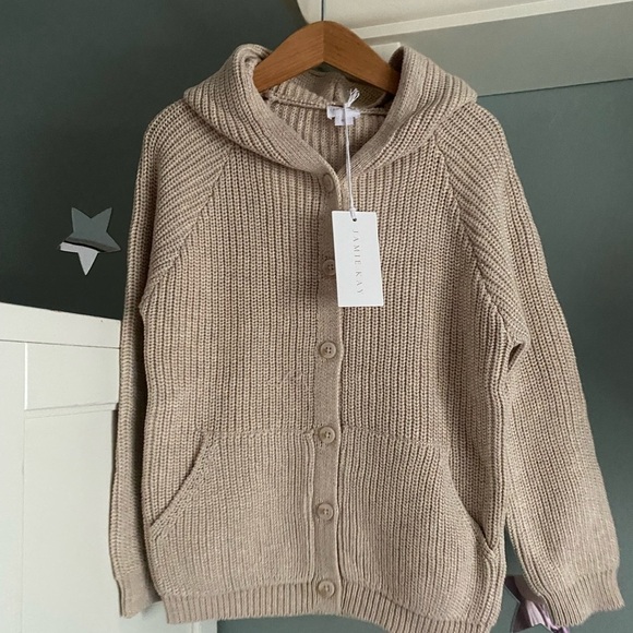 Jamie Kay bear cardigan NWT